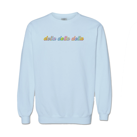 Sprinkles Embroidered Comfort Colors Crewneck