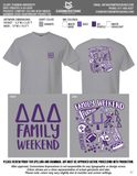 Furman Tri Delta Family Weekend Shirts