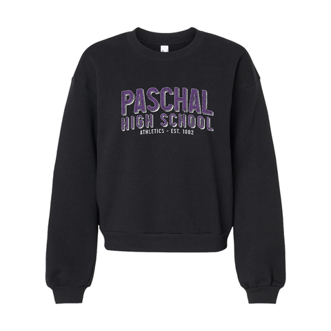Paschal Athletics Vintage Women's Crop Sweatshirt