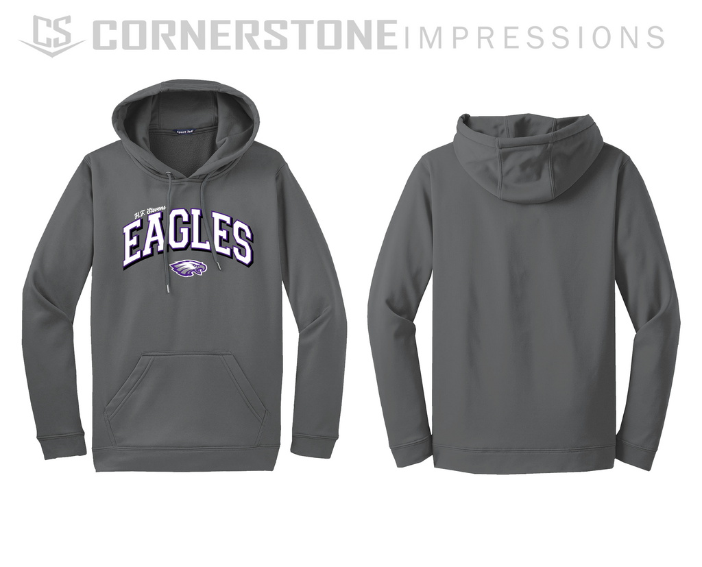 Sport-Wick Fleece Hoodie with Eagles Arch Design