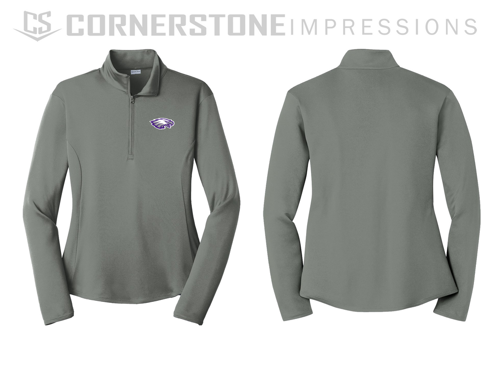 Ladies Competitor 1/4 Zip with Eagle Logo