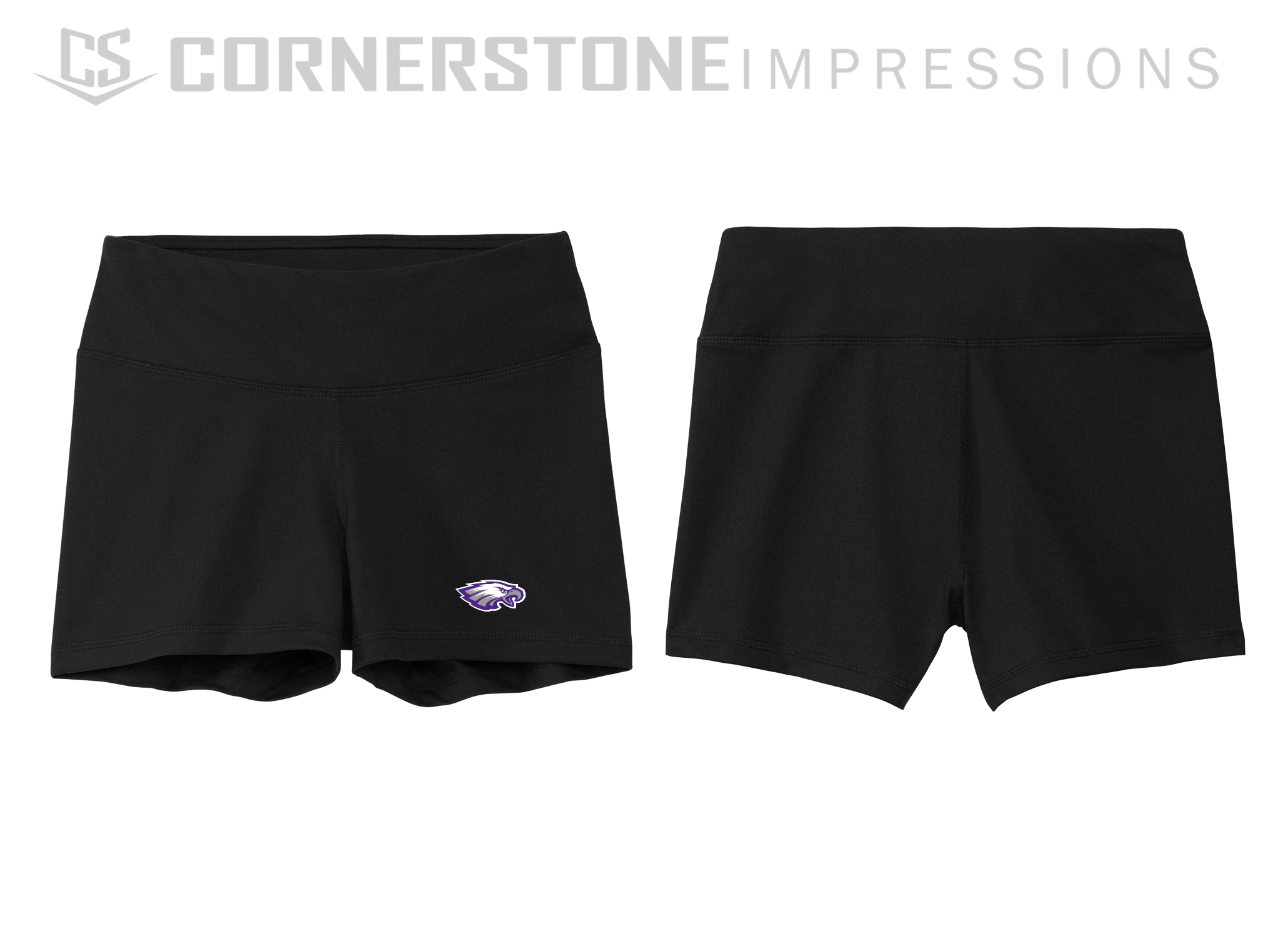 Ladies Volleyball Shorts Cornerstone Impressions
