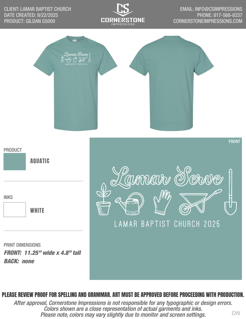 Lamar Serve Shirts Preorder