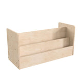 Bright Beginnings Modular Double Sided 2 Tier Wooden Classroom Book Display Shelf