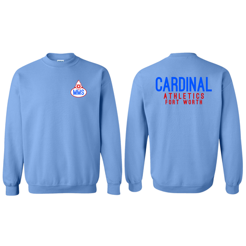 Powder Blue Cardinal Athletics Crewneck Sweatshirt Presale