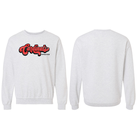 Retro Script Cardinals Crewneck Sweatshirt Presale