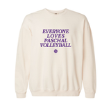 Everyone Loves Paschal Volleyball Crewneck Sweatshirts