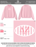 UTD Delta Zeta Mock Neck Sweatshirts
