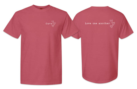 Cavs Love One Another Hearts Tee