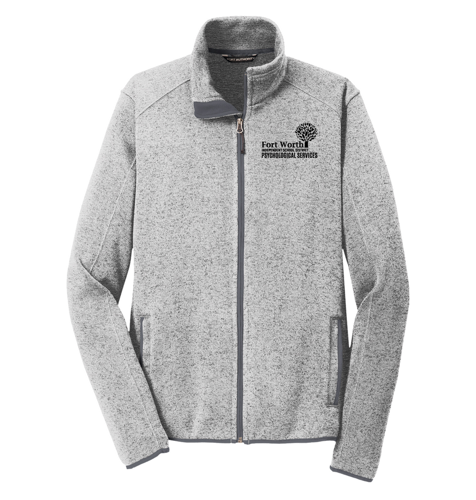 FWISD Psych Services Sweater Fleece Jacket